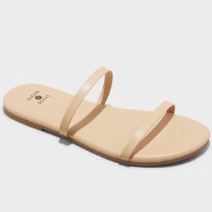 Women’s Tan Slide Sandals